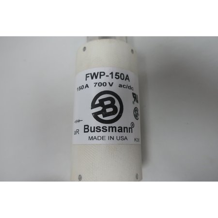 Eaton Bussmann UL Class Fuse, FWP Series, High Speed, 150A, 700V AC, Non-Indicating FWP-150A
